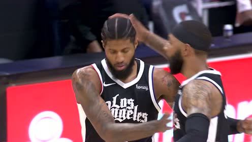 【NBA集锦】突然下起三分雨 乔治莫里斯前赴后继连续命中