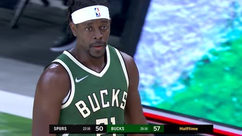 【NBA集锦】就是这么不讲理!霍乐迪1v1后撤步三分0.4秒一剑封喉