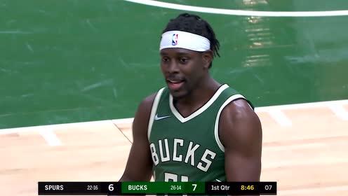 【NBA集锦】全员目送?字母哥三分线开镜瞄准直击靶心