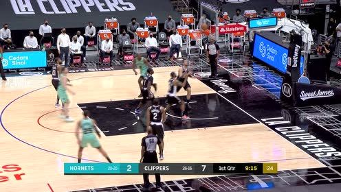 【NBA集锦】有巅峰的感觉 乔治突破飞起怒扣