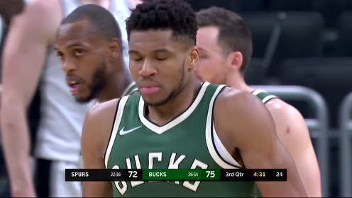 【NBA集锦】给你们长长眼!字母哥自投自抢单挑多人强行打进2+1