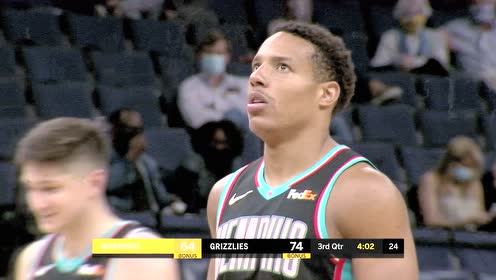 【NBA集锦】起势了!莫兰特弧顶一记超远三分夺魂摄魄