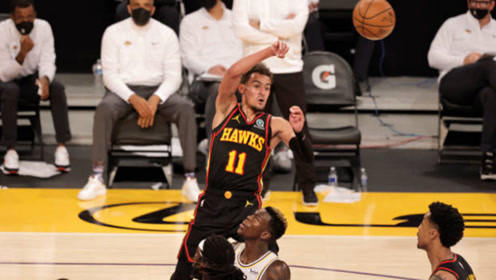 【NBA集錦】老鷹99-94湖人 詹皇傷退湖人止步四連勝
