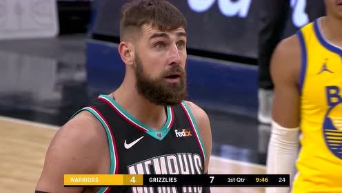 【NBA录像回放 国语】勇士vs灰熊第1节中文解说回放