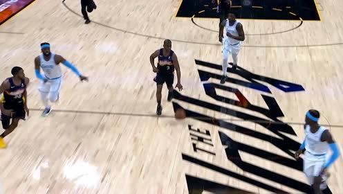 【NBA集锦】保罗见缝插针送妙传 布里奇斯一骑绝尘滑翔上篮