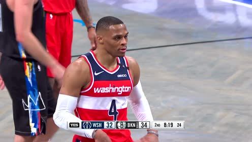 【NBA集锦】忍者神龟大威少 倚靠哈里斯不看筐打成2+1