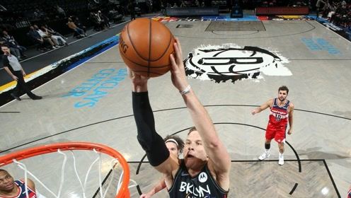 【NBA集锦】奇才106-113篮网 哈登欧文合砍54分格里芬时隔472天扣篮