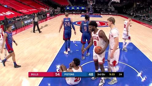 【NBA集锦】活塞队集锦 格兰特老将出马空砍26分力压全场难救主