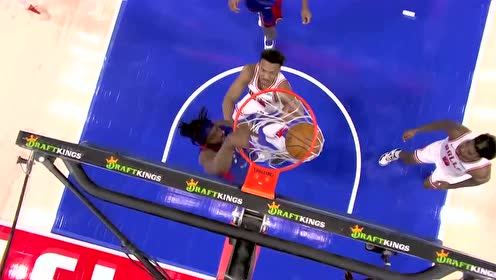 【NBA集錦】關鍵時刻還需看我 格蘭特凌空暴扣技驚四座