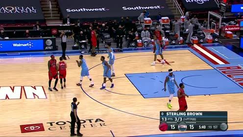 【NBA集錦】今天火箭的大腿 布朗兩記三分引爆主場(chǎng)