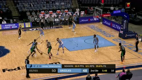 【NBA集錦】身高臂長無人擋 瓦蘭丘納斯坐鎮(zhèn)籃下翻江倒海