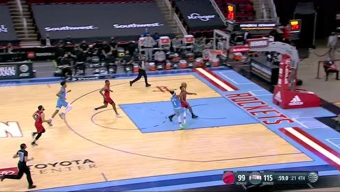 【NBA集錦】盡顯得州小強(qiáng)風(fēng)范 泰特生搶對(duì)手豪斯反擊殺死比賽