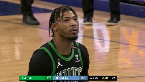 【NBA錄像回放 原聲】凱爾特人vs灰熊 第2節(jié)英文原聲回放