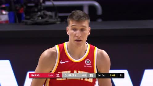 【NBA录像回放 国语】老鹰vs快船精华回放 莱昂纳德25分快船替补爆发大逆转