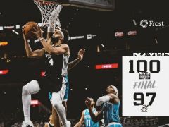 NBA常规赛：马刺97-100不敌黄蜂