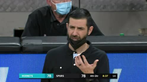 【NBA录像回放 国语】黄蜂vs马刺英文原声全场回放