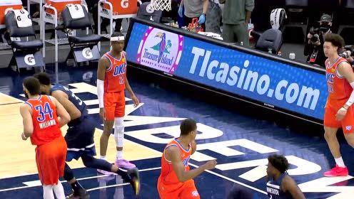 【NBA集锦】爱德华兹越打越自信 迎着三人防守拉杆打进展现不俗天赋