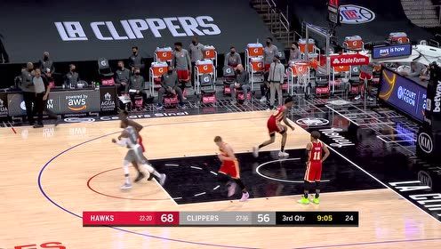 【NBA集锦】莱昂纳德vs老鹰集锦 25分关键时刻三分终结