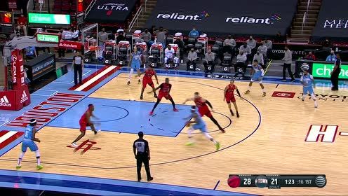 【NBA集錦】哪吒頭自帶buff 豪斯強(qiáng)突打成2+1