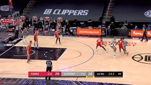 【NBA集錦】路威突破中見縫插針 送出秒傳助曼恩暴扣得手
