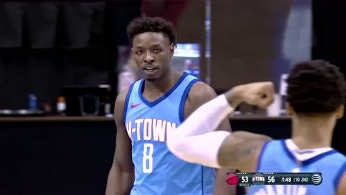 【NBA集錦】火箭隊(duì)員都有這手？泰特蝎子擺尾造2+1