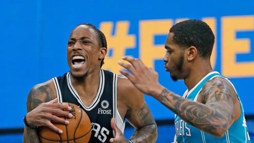 【NBA集锦】德罗赞vs黄蜂集锦 爆砍28+5下半场独得20分难转败局