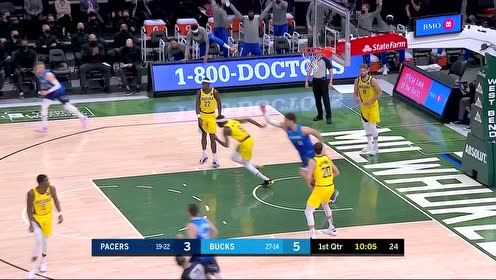 【NBA集錦】米德爾頓高拋連線 洛佩茲空接暴扣石破天驚