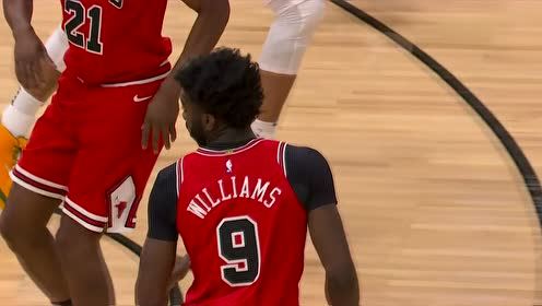 【NBA集錦】拉文突破分球送助攻 威廉姆斯頂飛米切爾中投命中