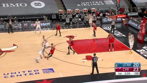 【NBA集錦】三分連珠炮轟炸防線 克拉克森英格爾斯連續(xù)外線開火扳回比分