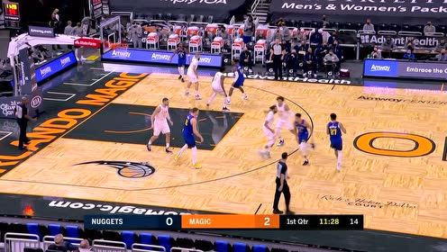 【NBA集锦】富尼耶悄然溜底线 戈登水送轻舟助队豪取开门红