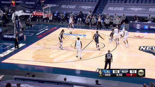 【NBA集錦】真巨頭現(xiàn)身帶領(lǐng)球隊(duì)了 庫茲馬連中兩記三分