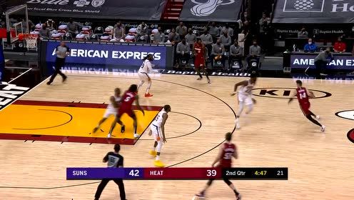 【NBA集錦】被帽不要緊 布克空接暴扣找回場子