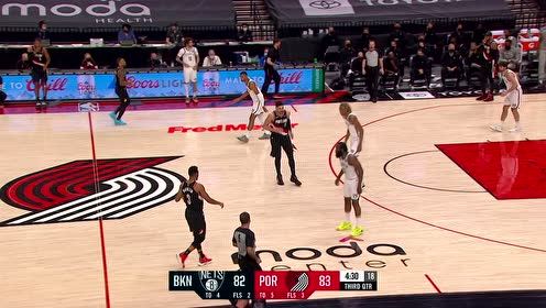 【NBA集錦】登芬組合率隊(duì)反超！格里芬底角三分哈登奔襲突破