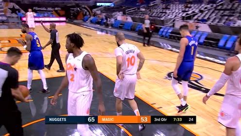 【NBA集锦】关键时刻还需看我 富尼耶长驱直入挥臂上篮还要2+1