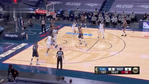 【NBA集錦】錫安妙傳亞當(dāng)斯輕松暴扣 莫里斯硬懟胖虎打成2+1