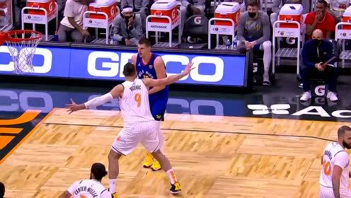 【NBA集锦】约基奇全能战神!金鸡独立取分真稳