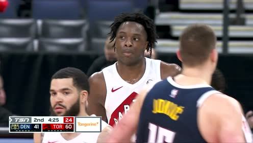 【NBA集锦】降水概率百分百 阿奴诺比范弗利特接连命中三分