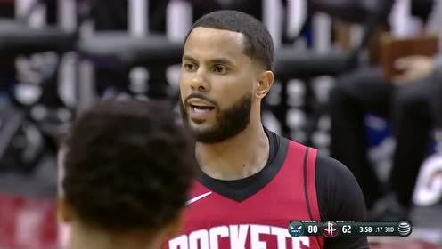 【NBA录像回放 原声】黄蜂vs火箭第3节英文原声回放