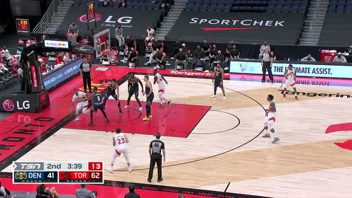 【NBA集錦】掘金111-135猛龍 猛龍觸底反彈大勝掘金終結(jié)9連敗