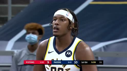【NBA集锦】黯然销魂掌!特纳毫不留情凌空大帽普拉姆利