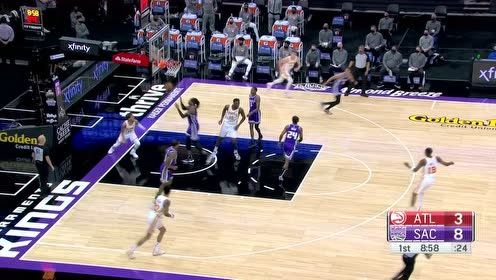 【NBA集錦】特雷楊得分跌跌撞撞 國王立刻就給予回應(yīng)