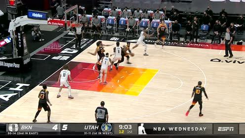 【NBA集锦】手起刀落百步穿杨 康利完美抛物线极限三分命中
