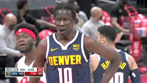 【NBA錄像回放 原聲】掘金vs猛龍第4節(jié)英文原聲回放