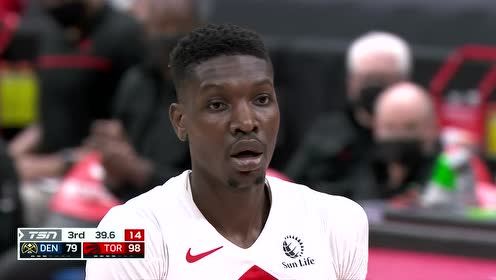 【NBA录像回放 原声】掘金vs猛龙第3节英文原声回放