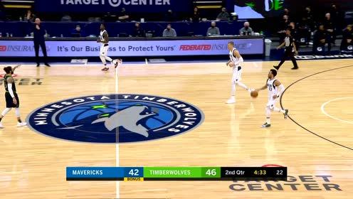 【NBA集锦】唐斯后撤步晃过波神送助攻 雷曼接球翻身打进得手