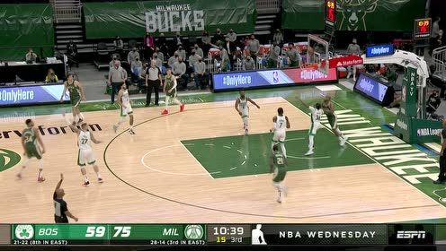 【NBA集锦】四分卫式长传 字母哥彩虹连线洛佩兹勾手建功