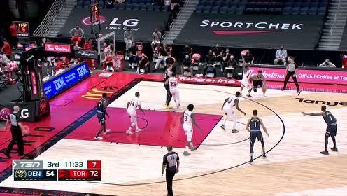 【NBA集锦】穆雷三分炸筐空心入网 范弗利特妙传鲍威尔暴扣虐筐