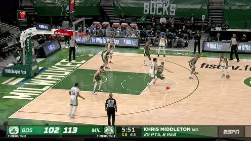 【NBA集锦】临危受命率队反扑 布朗手感火热突破投篮两开花