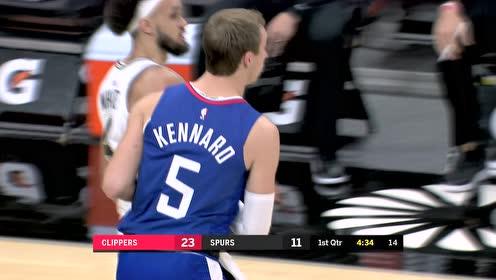 【NBA集锦】德罗赞晃开乔治直杀篮下 击地妙传尤班克斯轻松上篮