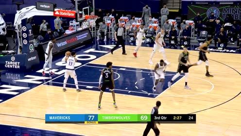 【NBA集锦】唐斯梦幻脚步漂移中投命中 波神联手理查德森空接暴扣反击